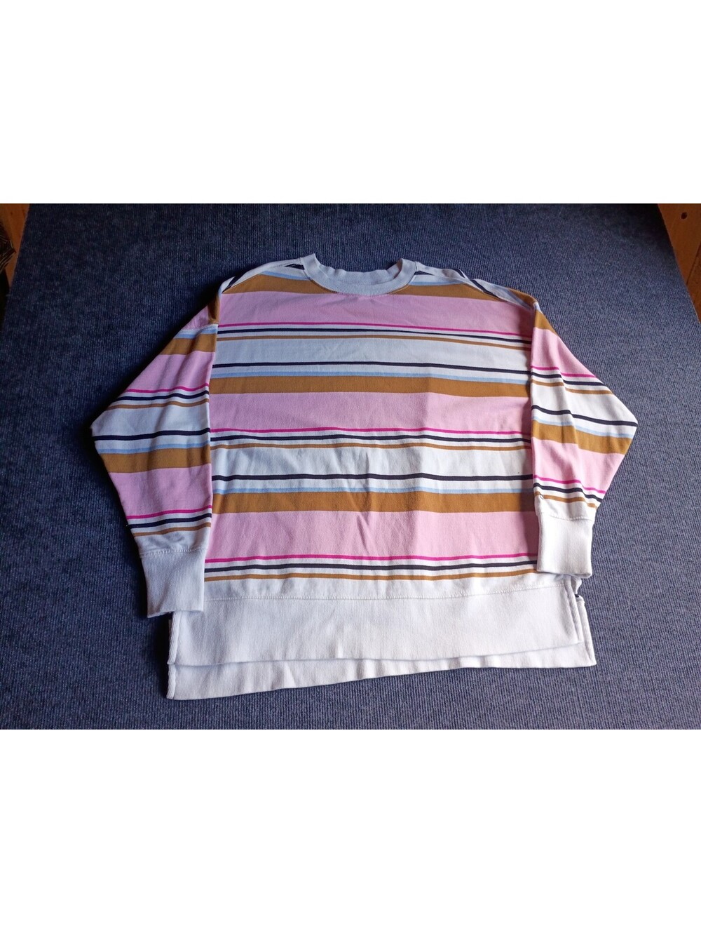 Crown & Ivy Medium Striped Pullover Sweater